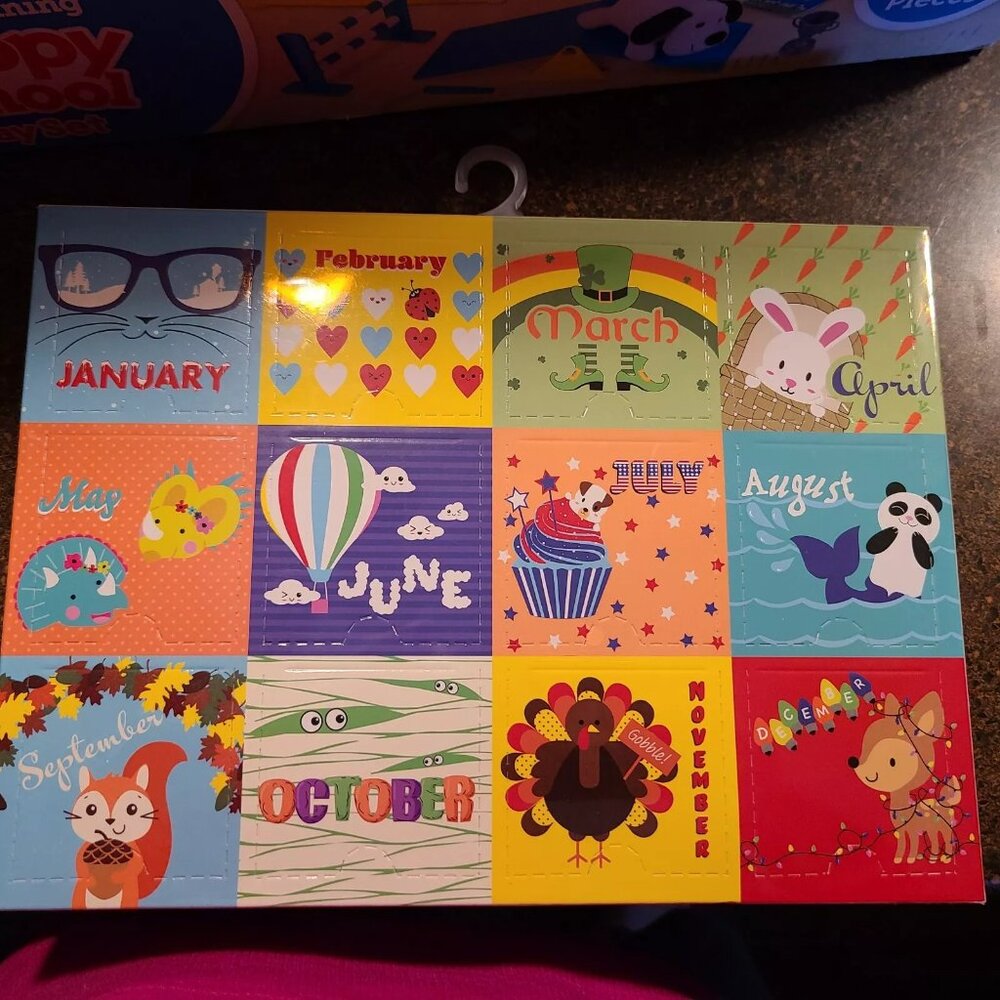 Cherokee Baby's First Year Advent Calendar 12 socks total surprise 0-12M